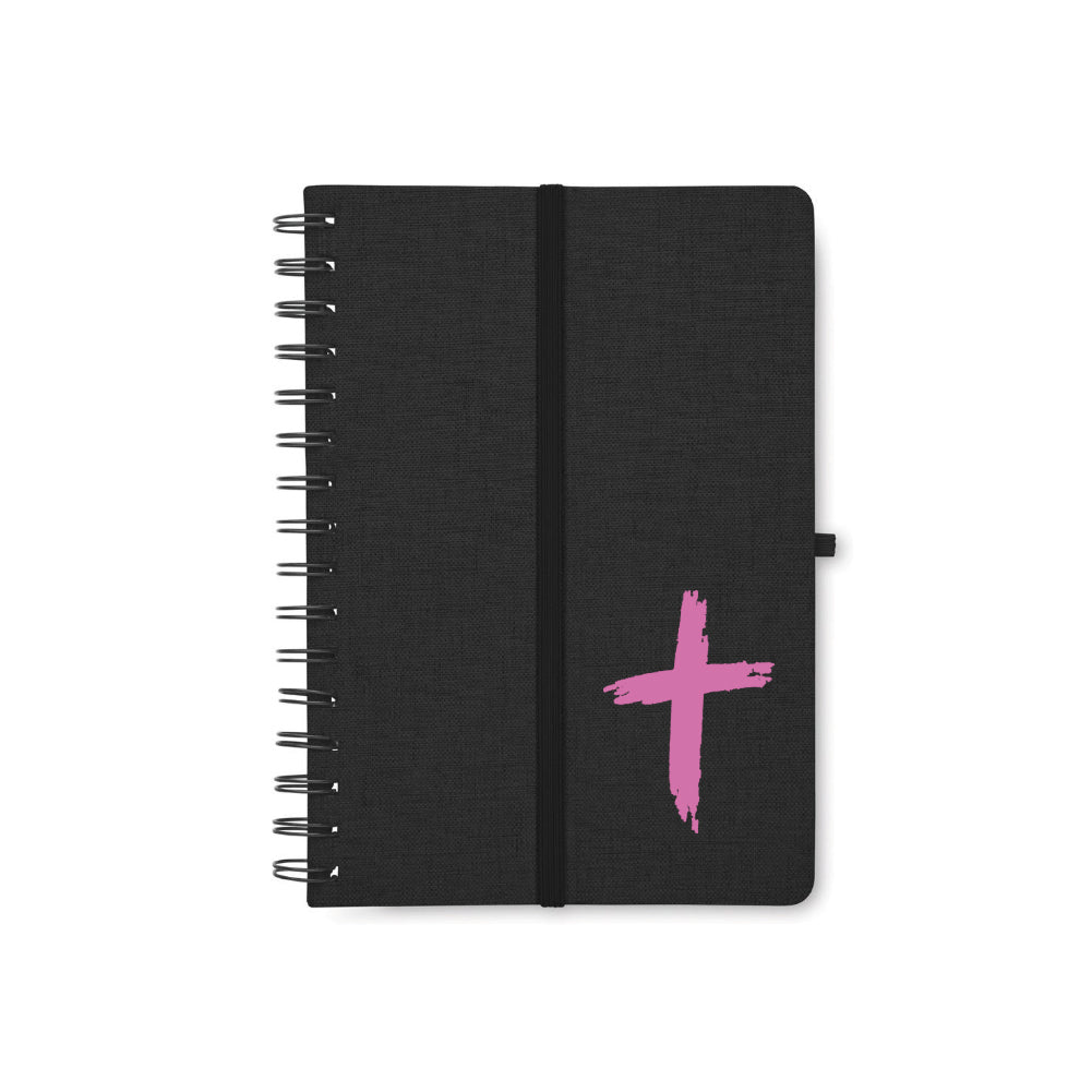 Carnet à spirales CHRETIEN CROIX JESUS le lot de 50