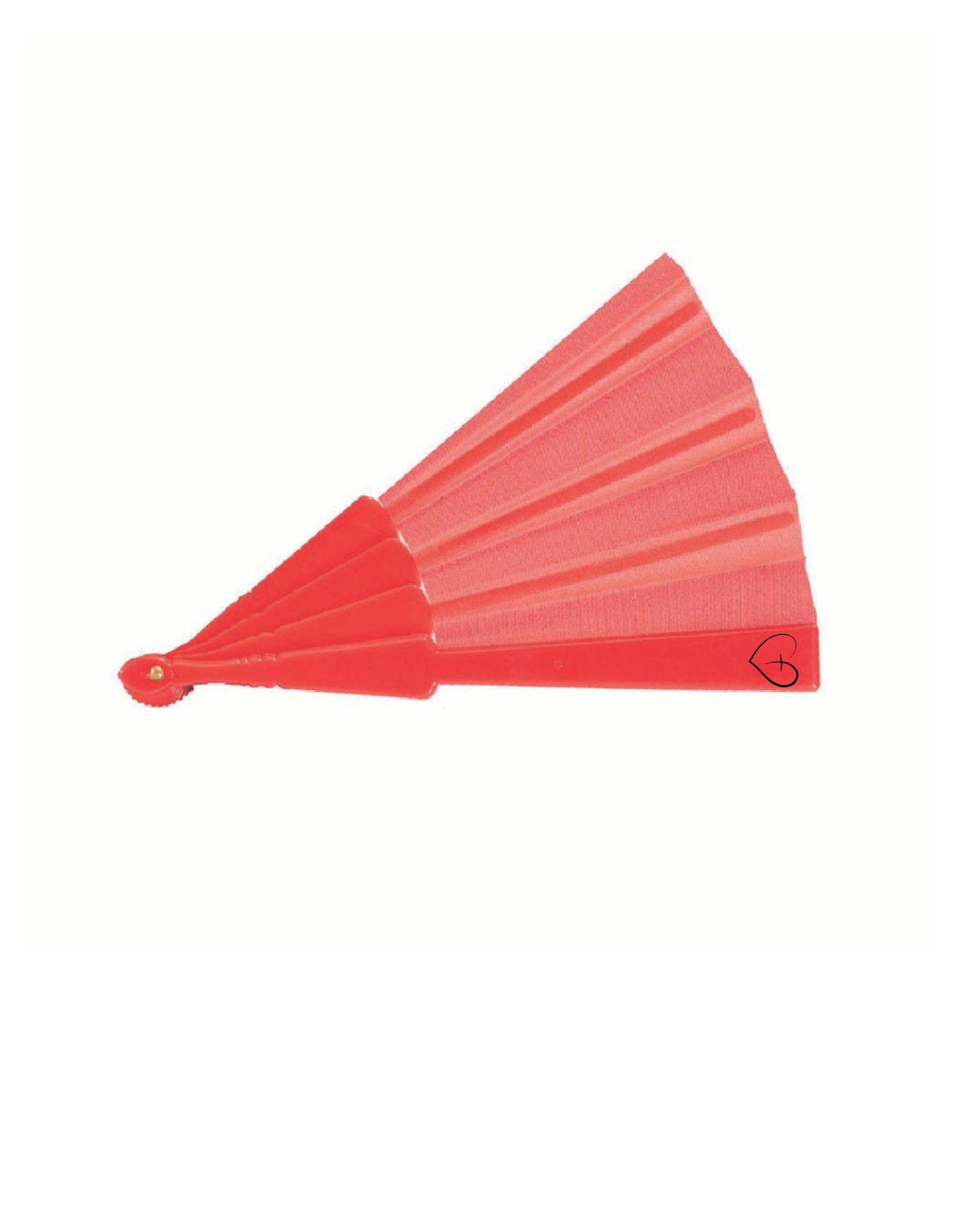 Eventail COEUR lot de 50