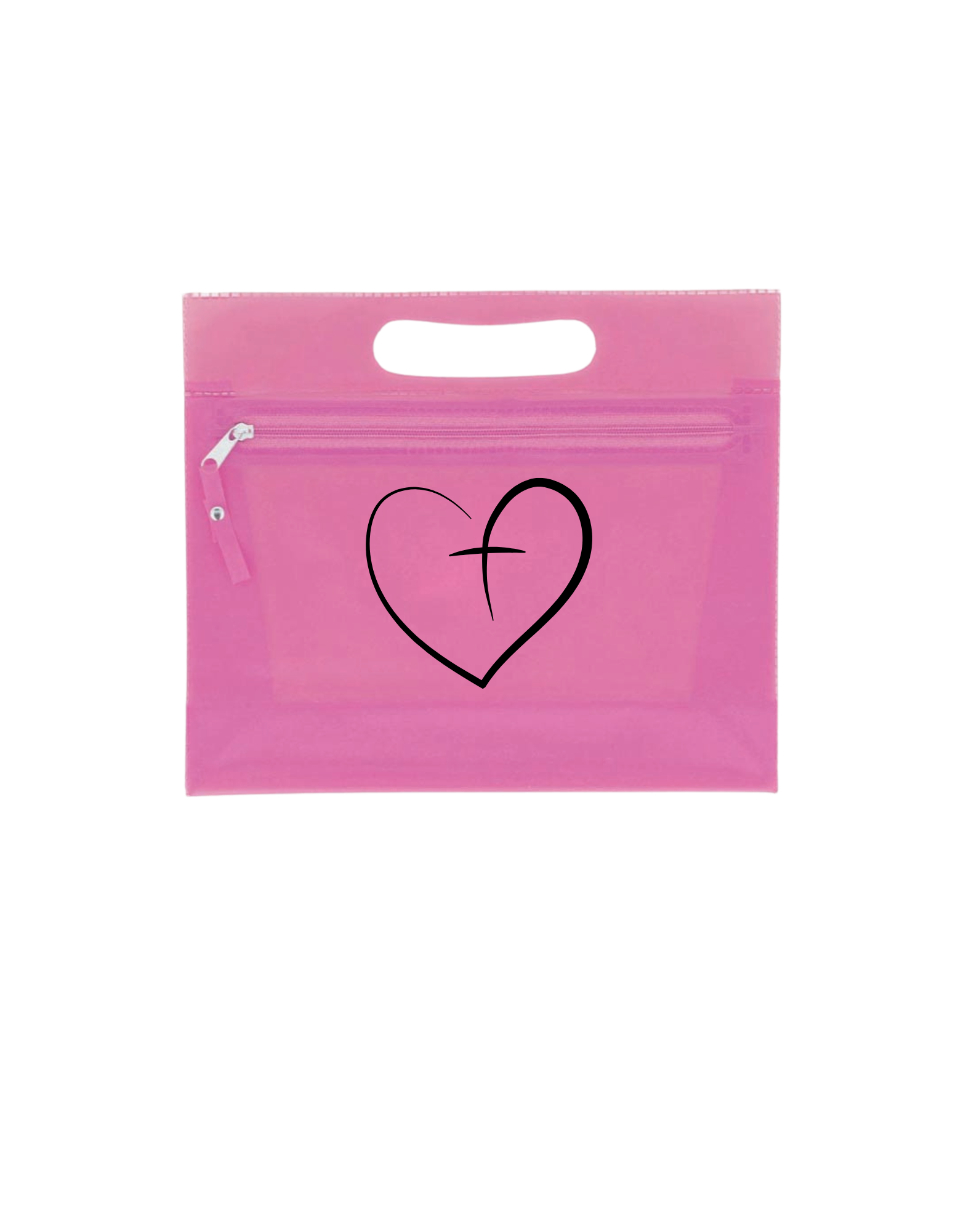 Trousse rose COEUR le lot de 10