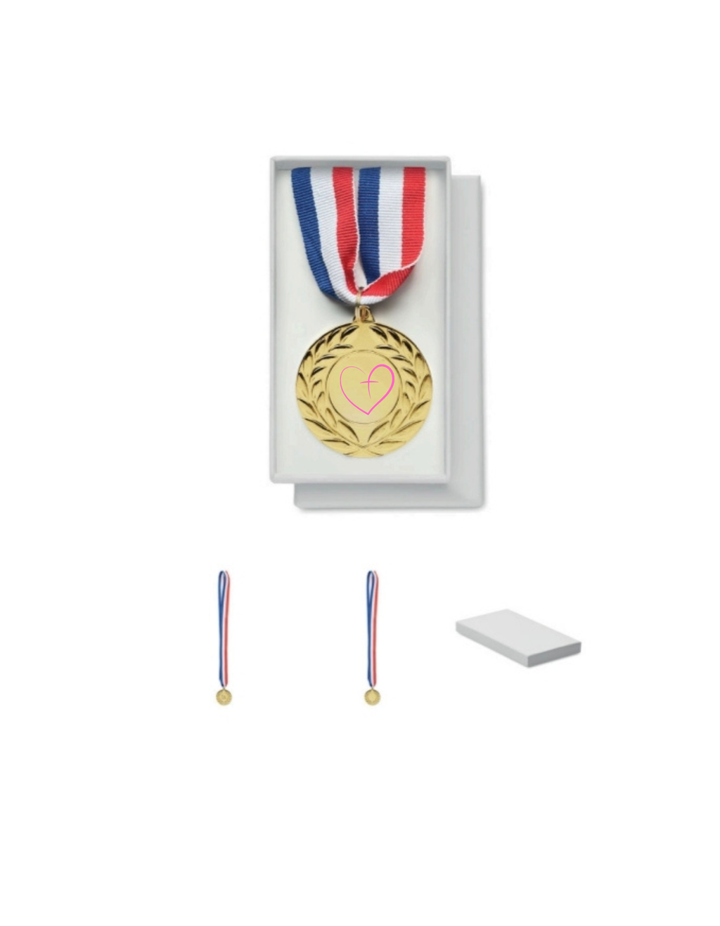 Médaille COEUR lot de 10